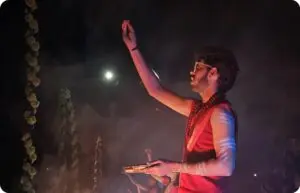 Goda Aarti Nashik Ramkund evening diya lights spiritual ceremony