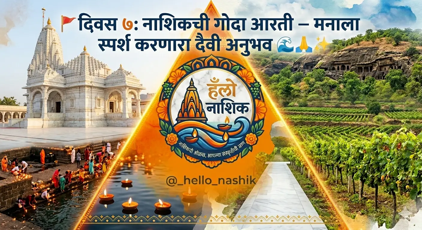 Goda Aarti Nashik Ramkund evening diya lights spiritual ceremony