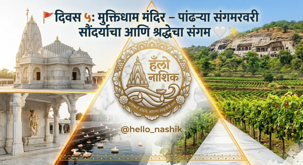 Muktidham Temple Nashik white marble temple near Nashik Road station