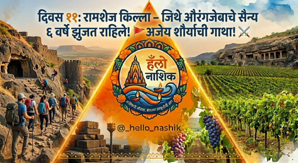 Ramsej Fort Nashik trek view history Maharashtra fort